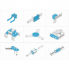 Ресурсный набор Bracket Robot Pack-Blue - «globural.ru» - Волгоград