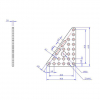 Треугольная пластина из анодированного алюминия Triangle Plate 6*8 (Pair) - «globural.ru» - Волгоград