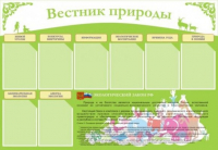 Стенд "Вестник природы" (вариант 4) - «globural.ru» - Волгоград