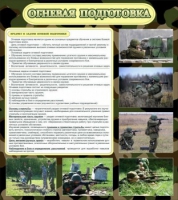 Стенд "Огневая подготовка" (вариант 2) - «globural.ru» - Волгоград