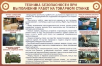 Стенд "ТБ при выполнении работ на токарном станке" - «globural.ru» - Волгоград