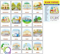 Раздаточные карточки "Наш город" - «globural.ru» - Волгоград