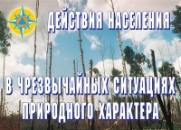 Комплект плакатов "Действия населения в ЧС природного характера" - «globural.ru» - Волгоград