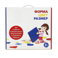 Подвижная развивающая игра "Форма, цвет, размер" - «globural.ru» - Волгоград