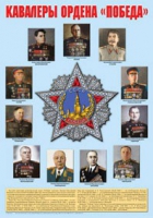Плакат "Кавалеры ордена «Победа»" - «globural.ru» - Волгоград