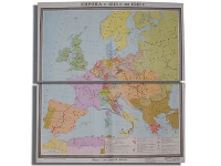 Учебная карта "Европа с 1815 - 1849 г.г." 1180*1070 мм (матовое, 2-стороннее лам.) - «globural.ru» - Волгоград