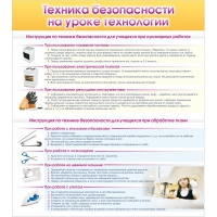 Стенд "Техника безопасности на уроке технологии" - «globural.ru» - Волгоград