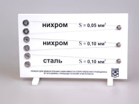 Прибор для демонстрации зависимости сопротивления проводника от его длины, сечения и материала - «globural.ru» - Волгоград