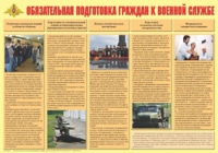 Плакат "Обязательная подготовка граждан к военной службе" - «globural.ru» - Волгоград