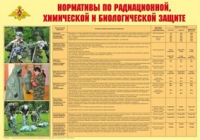 Плакат "Нормативы по радиационной, химической и биологической защите" - «globural.ru» - Волгоград