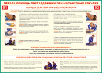 Таблица Порядок действий при внезапной смерти 1000*1400 винил - «globural.ru» - Волгоград