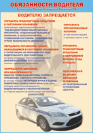 Плакат "Водителю запрещается " 1000*1400 винил - «globural.ru» - Волгоград
