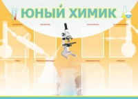 Стенд "Юный химик" (вариант 1) - «globural.ru» - Волгоград