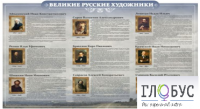 Стенд "Великие русские художники" - «globural.ru» - Волгоград