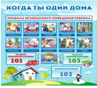 Стенд "Когда ты один дома" - «globural.ru» - Волгоград