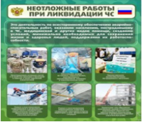 Стенд "Неотложные работы при ликвидации ЧС" - «globural.ru» - Волгоград