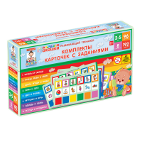Развивающий тренажёр "Разноцветные окошки" 3-5 лет. Дополнительный набор карточек к базовому комплекту - «globural.ru» - Волгоград