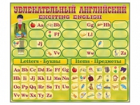 Комплект оборудования "Английский алфавит" с комплектом тематических магнитов КМ-26 - «globural.ru» - Волгоград