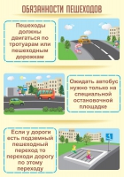 Стенд "Обязанности пешехода часть 2" - «globural.ru» - Волгоград