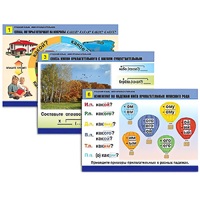 Комплект таблиц для начальной школы "Русский язык. Имя прилагательное" - «globural.ru» - Волгоград