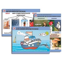 Комплект таблиц для начальной школы "Русский язык. Имя существительное" - «globural.ru» - Волгоград