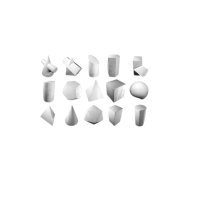 Комплект гипсовых моделей геометрических тел  - «globural.ru» - Волгоград