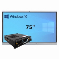 Интерактивная панель 75" (встроенный ПК, Win10, Intel i5) - «globural.ru» - Волгоград