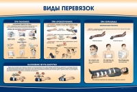 Стенд "Виды перевязок" - «globural.ru» - Волгоград