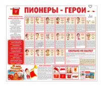Тематический стенд "Пионеры-герои" - «globural.ru» - Волгоград