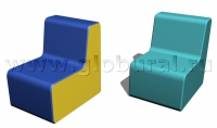 Прямоугольный стул 50*60*60/32см (ВИК) - «globural.ru» - Волгоград