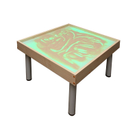 Столик на ножках для рисования песком Радуга. Подсветка RGB - «globural.ru» - Волгоград