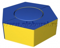 Шестигранное кресло - пуф 80*70*30см (ВИК) - «globural.ru» - Волгоград