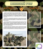 Стенд "Воинский учет" (вариант 2) - «globural.ru» - Волгоград