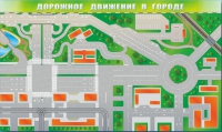 Доска магнитно-маркерная панорамная "Дорожное движение в городе" - «globural.ru» - Волгоград