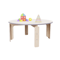 Круглый растущий стол из коллекции «НЕГА» р.гр. 0-1 (цвет бежевый) - «globural.ru» - Волгоград