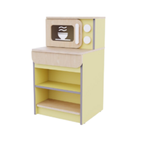 Модуль с микроволновкой из коллекции «НЕГА» (желтый) - «globural.ru» - Волгоград