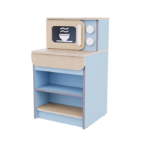 Модуль с микроволновкой из коллекции «НЕГА» (голубой) - «globural.ru» - Волгоград