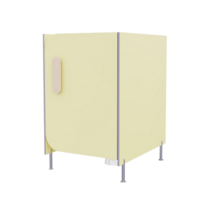 Гигиеническая кабинка из коллекции «НЕГА» (цвет желтый) - «globural.ru» - Волгоград