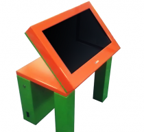 Интерактивный стол с поднимающимся монитором 24" на Android - «globural.ru» - Волгоград