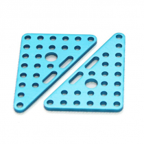 Треугольная пластина из анодированного алюминия Triangle Plate 6*8 (Pair) - «globural.ru» - Волгоград