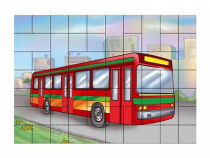 Магниты-пазлы "Автобус" - «globural.ru» - Волгоград