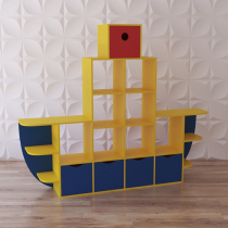 Стеллаж для игрушек "Пароход" - «globural.ru» - Волгоград