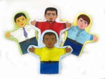 Набор кукол - рукавичек "Расы" - «globural.ru» - Волгоград