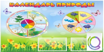 Стенд "Календарь природы" (вариант 2) - «globural.ru» - Волгоград