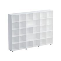 Шкаф-стеллаж без дверок (белый) - «globural.ru» - Волгоград