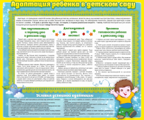 Стенд "Адаптация ребенка в детском саду" - «globural.ru» - Волгоград