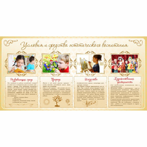 Стенд "Условия и средства эстетического воспитания" - «globural.ru» - Волгоград