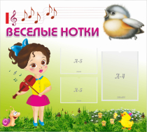 Стенд "Веселые нотки" - «globural.ru» - Волгоград