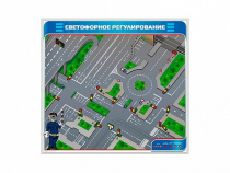 Электрифицированный магнитно-маркерный стенд "Светофорное регулирование" - «globural.ru» - Волгоград