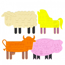 Набор тактильно-развивающих панелей «Ферма» - «globural.ru» - Волгоград